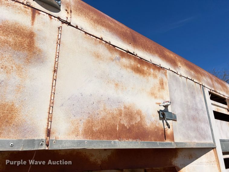 image for item KV9792 Shop built livestock trailer