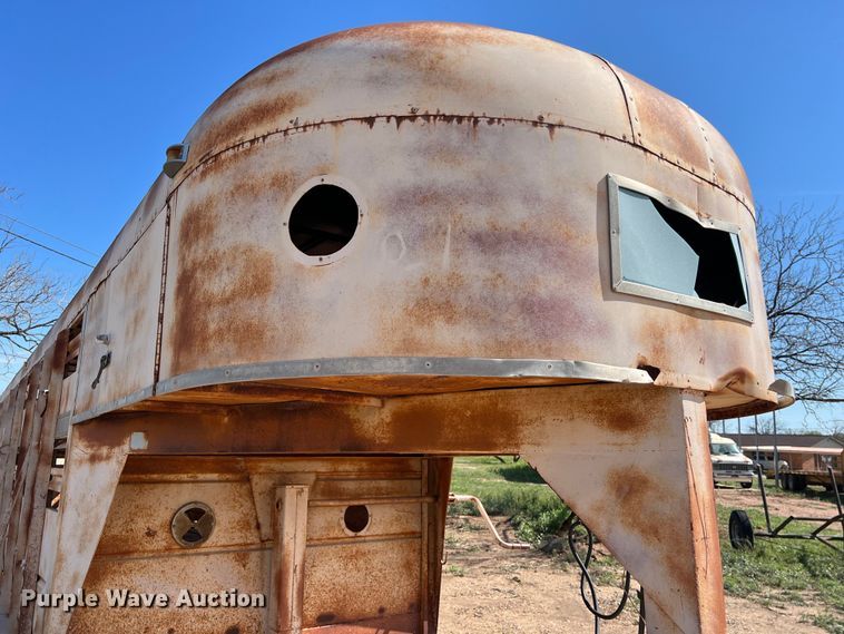 image for item KV9792 Shop built livestock trailer