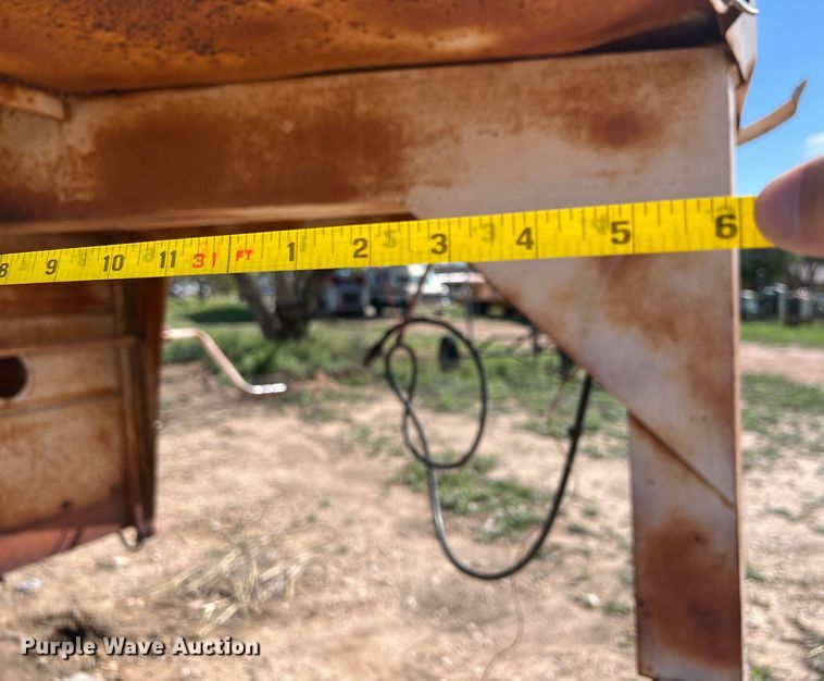 image for item KV9792 Shop built livestock trailer