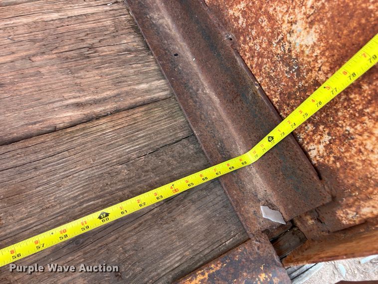 image for item KV9792 Shop built livestock trailer