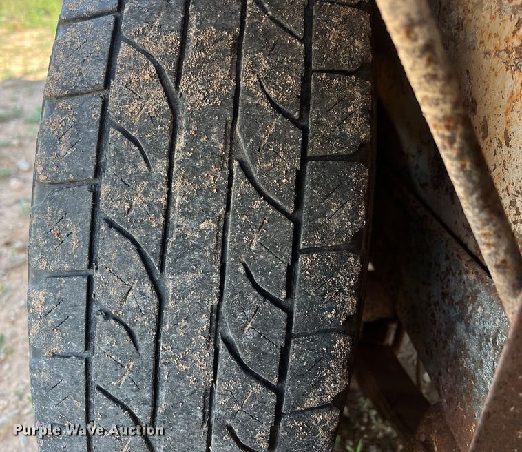 image for item KV9792 Shop built livestock trailer