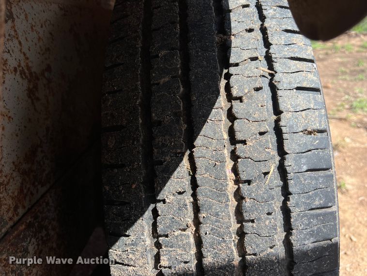 image for item KV9792 Shop built livestock trailer