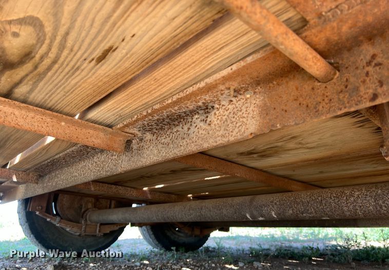 image for item KV9792 Shop built livestock trailer