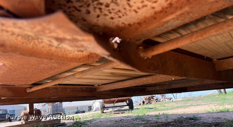 image for item KV9792 Shop built livestock trailer