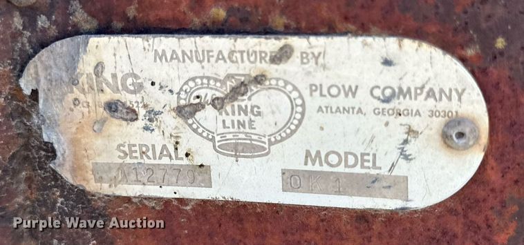 image for item KV9890 King 0K1 off-set disk