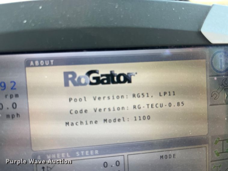 image for item LD9358 2014 RoGator RG1100 spreader