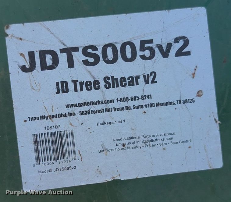 image for item NG9329 Titan JDTS005V2 tree sheer