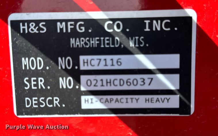 image for item NH9054 H&S  HC7116  hay rake