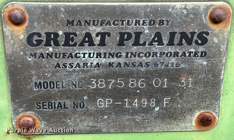 image for item NJ9484 Great Plains 3875860131 grain drill