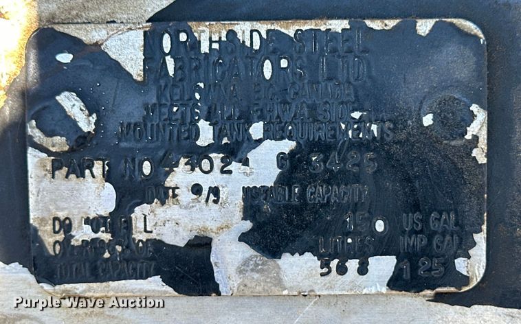 image for item OI9283 Shop built tank trailer