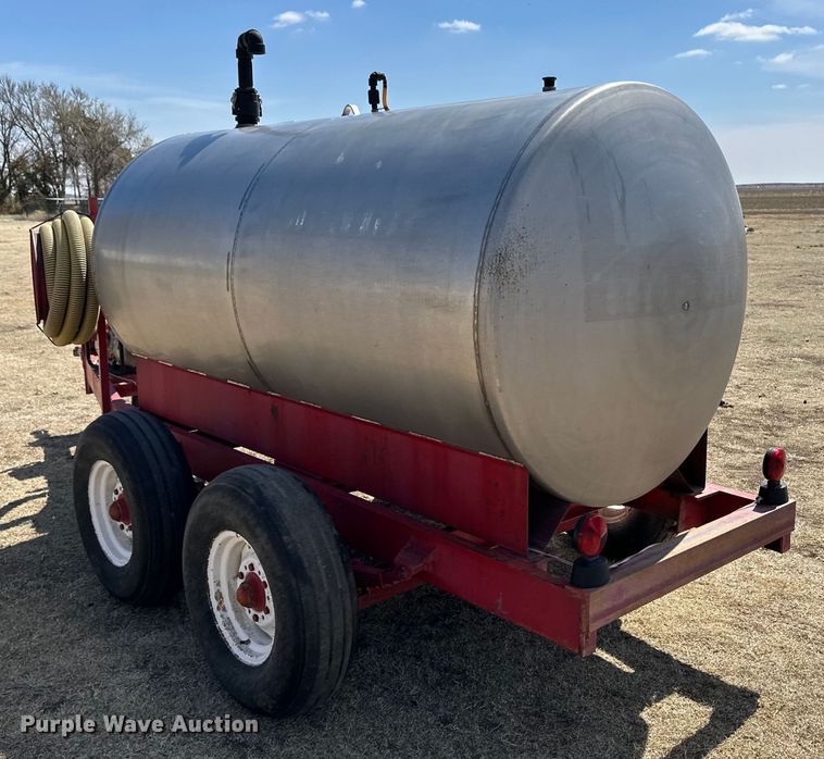 image for item OI9286 Shop built tank trailer