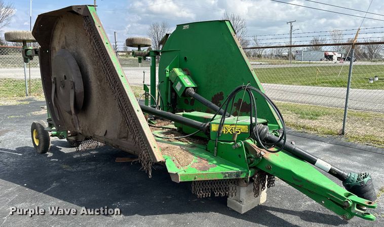 image for item OM9269 2007 John Deere HX15 batwing rotary mower