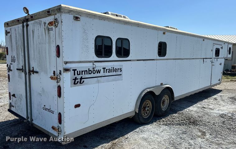 image for item OM9969 1993 Turnbow T4285 livestock trailer
