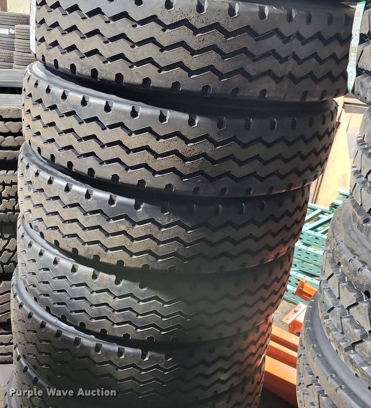 image for item DG0440 (8) Goodyear 255/70R22.5 tires