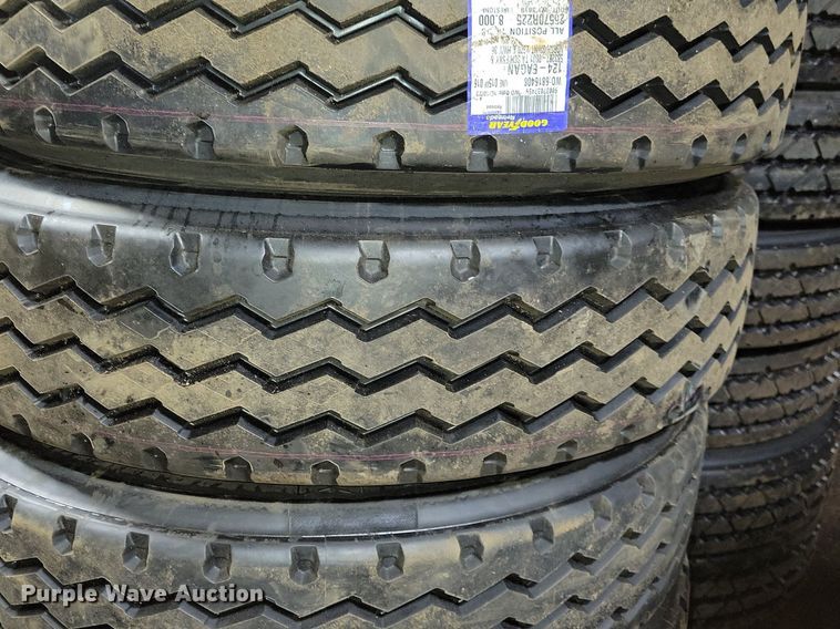 image for item DG0440 (8) Goodyear 255/70R22.5 tires