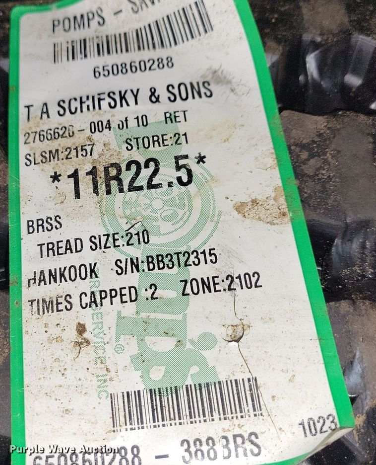 image for item DG0445 (8) tires