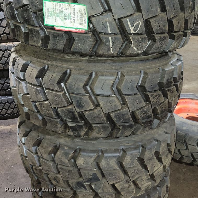 image for item DG0446 (4) 12-16.5NHS wheels and tires