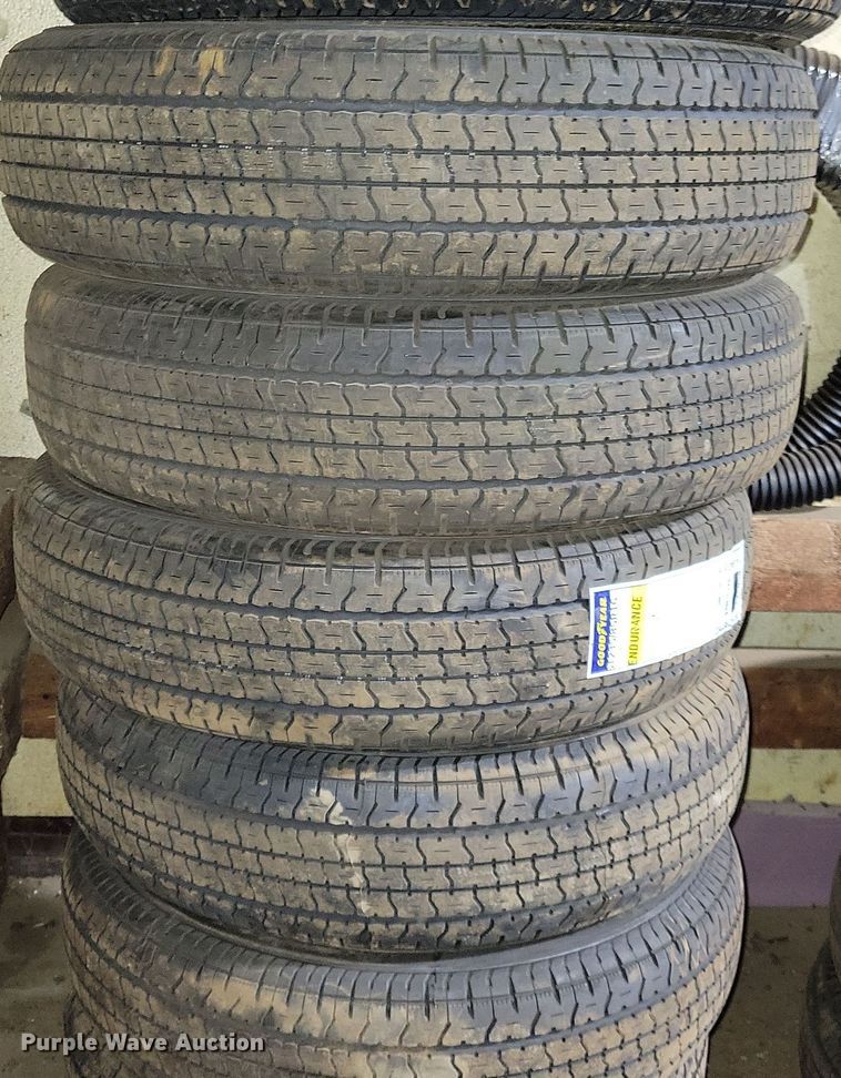 (8) Goodyear Endurance ST235/85R16 tires in St. Paul, MN Item DG0453 for sale Purple Wave