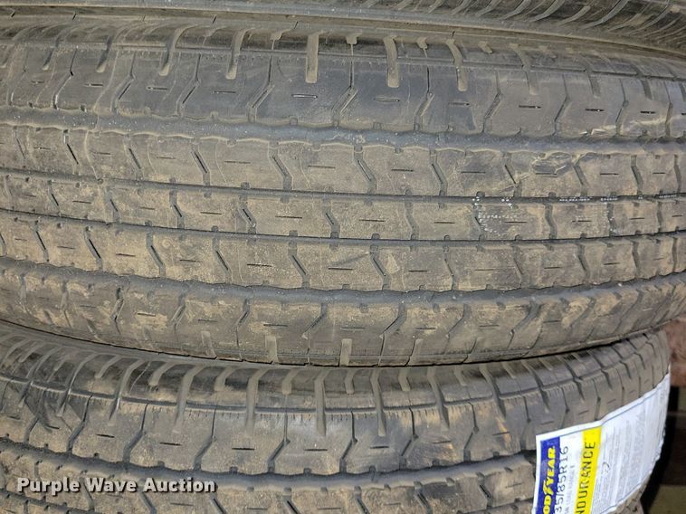 (8) Goodyear Endurance ST235/85R16 tires in St. Paul, MN Item DG0453 for sale Purple Wave
