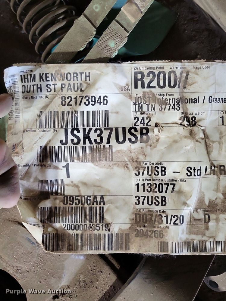 image for item DG0474 Jost fifth wheel plate