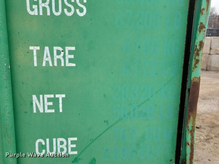 image for item DG0577 Evergreen shipping container