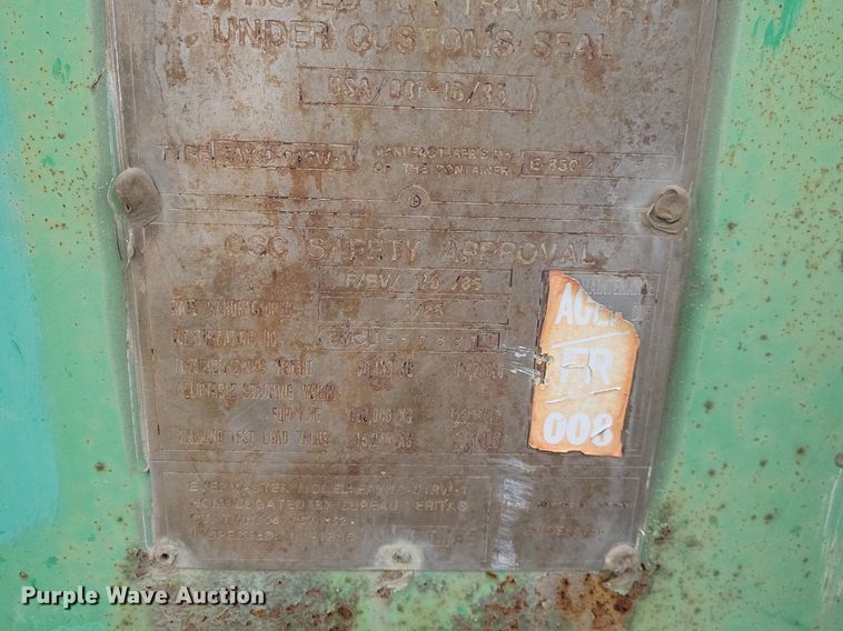 image for item DG0577 Evergreen shipping container