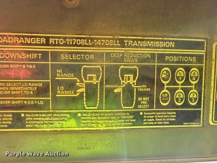 image for item DL7860 1995 Ford LT9000 dump truck