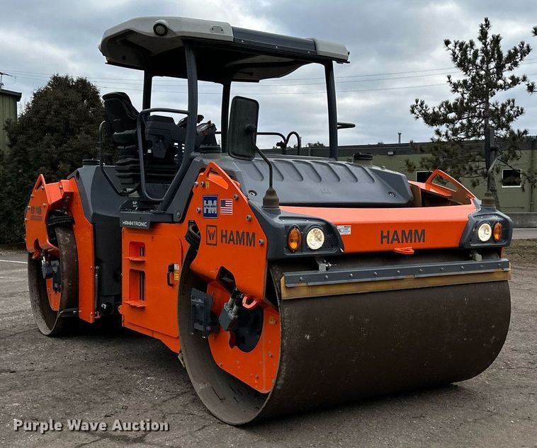 image for item DL7868 2021 Hamm HD 140i double drum vibratory roller