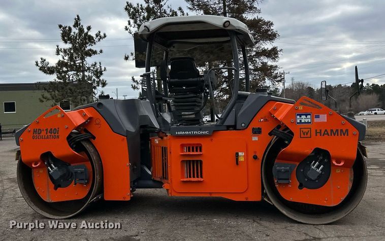 image for item DL7868 2021 Hamm HD 140i double drum vibratory roller