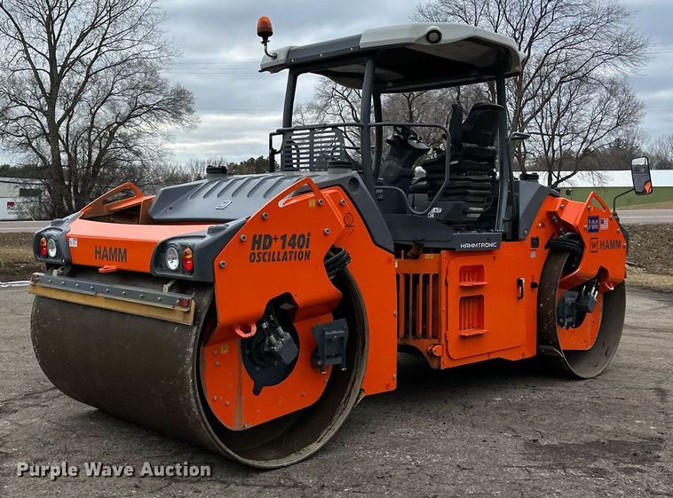 image for item DL7868 2021 Hamm HD 140i double drum vibratory roller