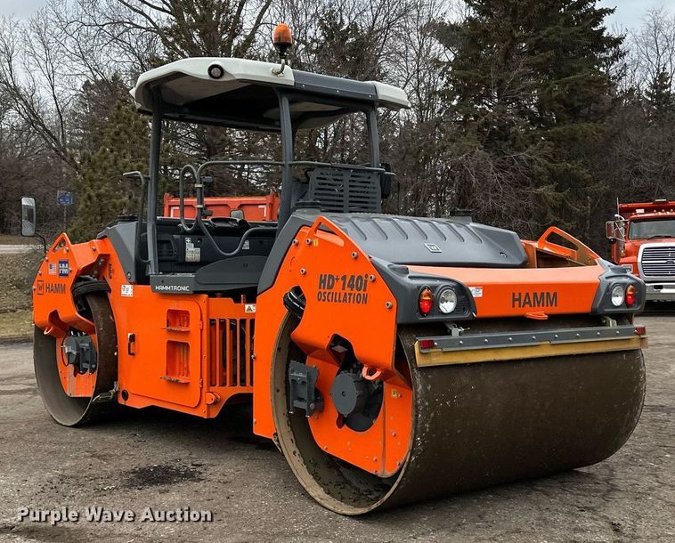 image for item DL7868 2021 Hamm HD 140i double drum vibratory roller