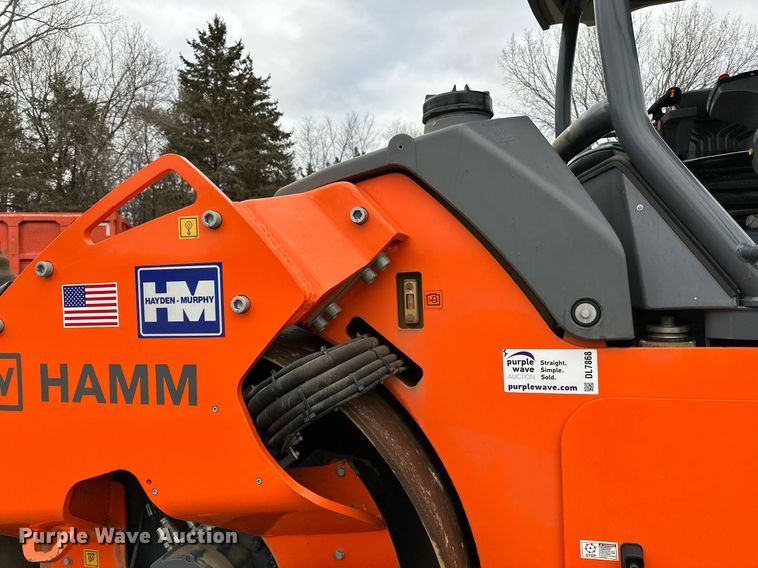 image for item DL7868 2021 Hamm HD 140i double drum vibratory roller