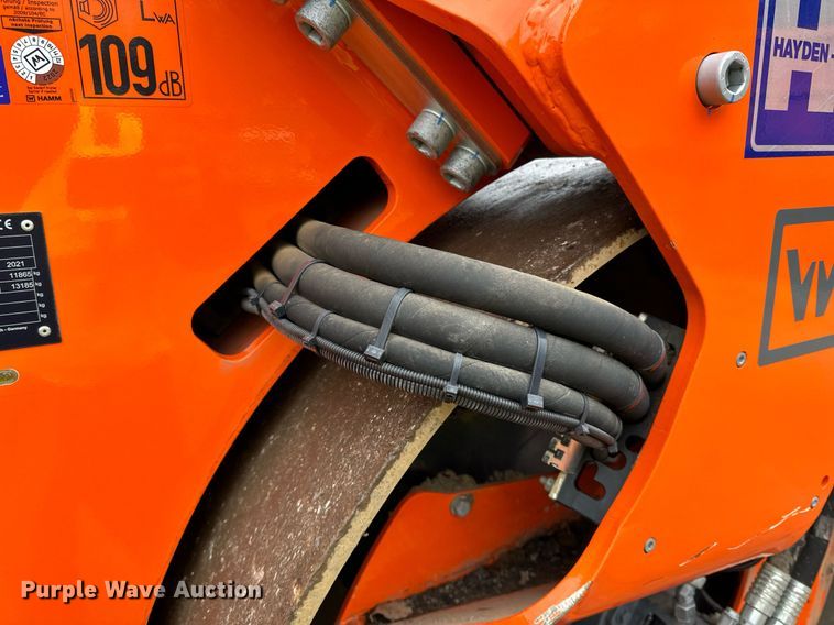 image for item DL7868 2021 Hamm HD 140i double drum vibratory roller