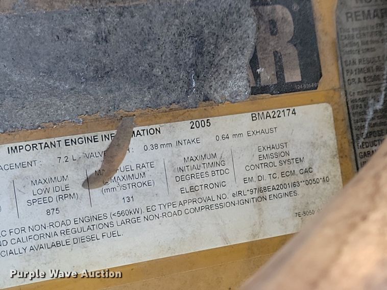 image for item DL7875 2005 Caterpillar 938G Series II wheel loader