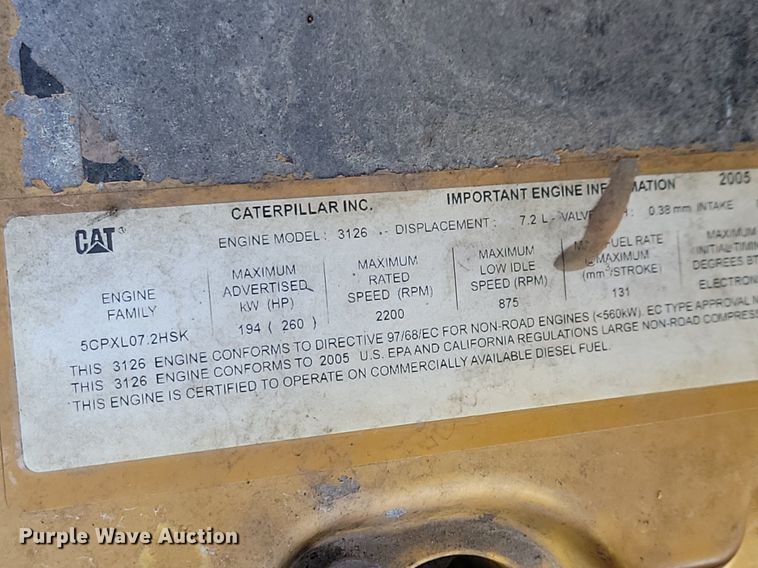 image for item DL7875 2005 Caterpillar 938G Series II wheel loader