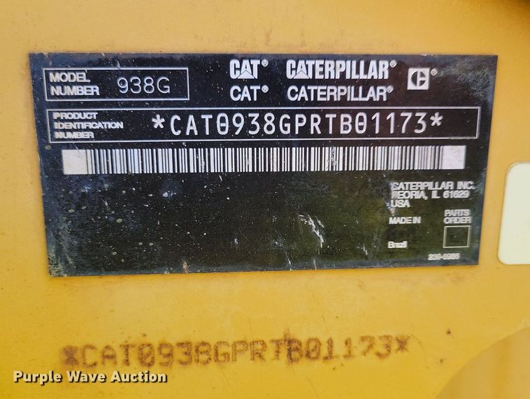 image for item DL7875 2005 Caterpillar 938G Series II wheel loader