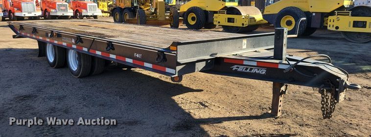 image for item DL7879 2012 Felling FT-40-2T equipment trailer