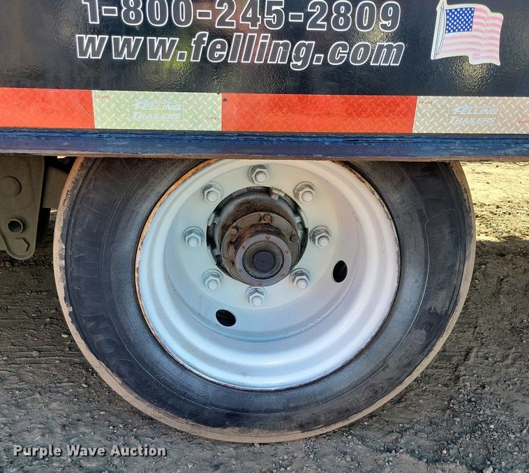 image for item DL7879 2012 Felling FT-40-2T equipment trailer