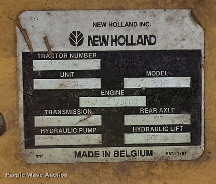 image for item DL7881 1995 New Holland 545D landscape tractor
