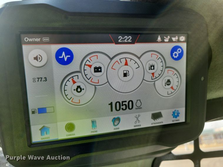 image for item DL7883 2021 Bobcat T76 skid steer loader