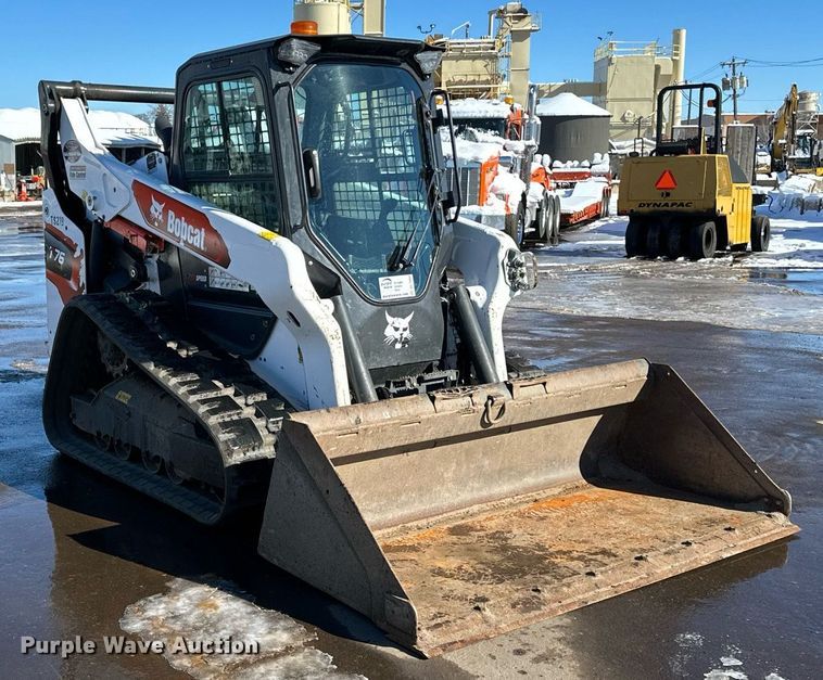 image for item DL7884 2021 Bobcat T76 tracked skid steer loader