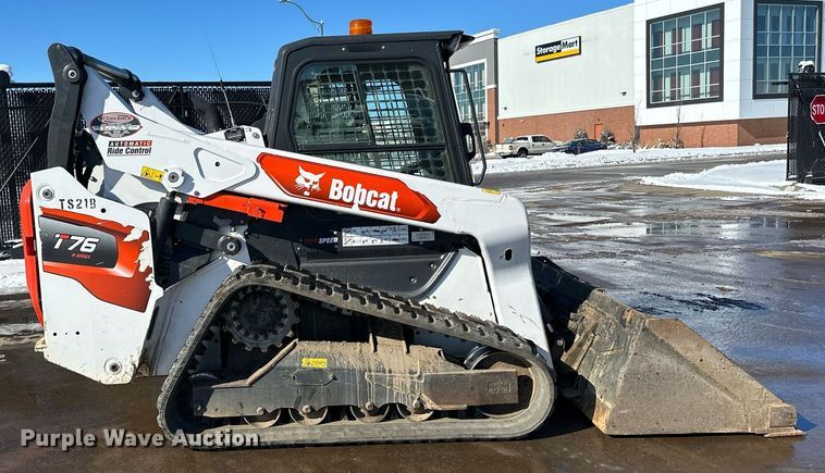image for item DL7884 2021 Bobcat T76 tracked skid steer loader