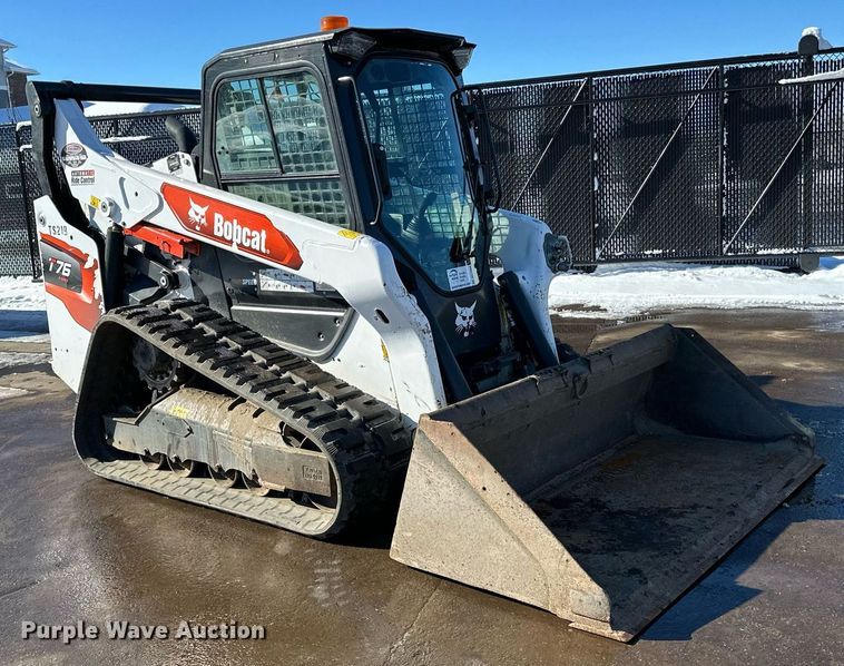 image for item DL7884 2021 Bobcat T76 tracked skid steer loader