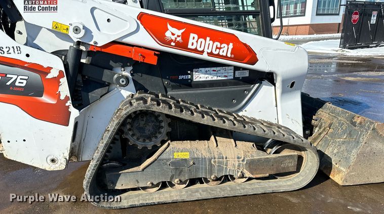 image for item DL7884 2021 Bobcat T76 tracked skid steer loader