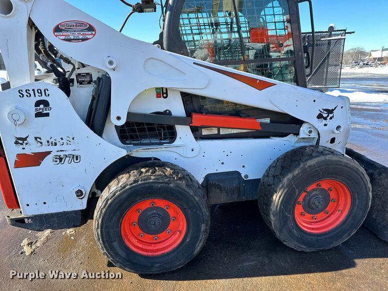 image for item DL7885 2019 Bobcat S770 skid steer loader