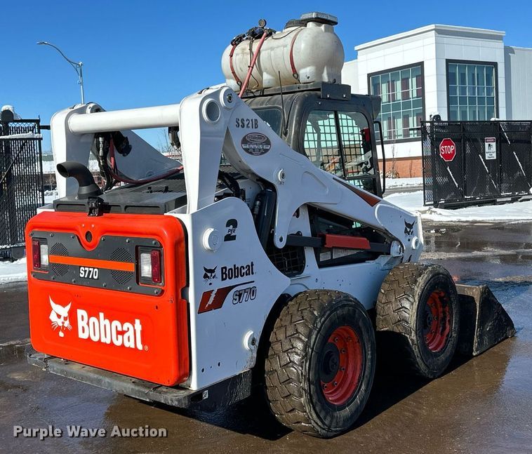 image for item DL7886 2021 Bobcat S770 skid steer loader