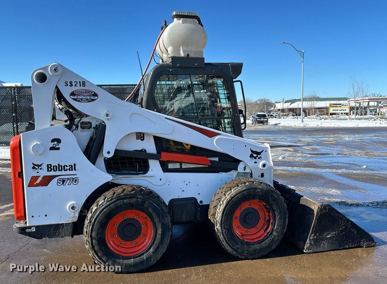 image for item DL7886 2021 Bobcat S770 skid steer loader