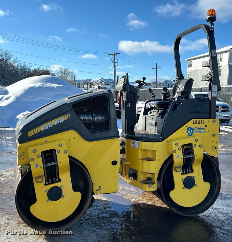 image for item DL7887 2021 Bomag BW138AD double drum vibratory roller