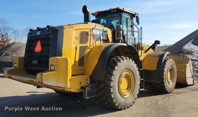 image for item DL7897 2018 Caterpillar 982M wheel loader