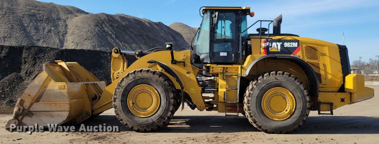 image for item DL7897 2018 Caterpillar 982M wheel loader